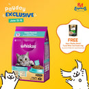 Whiskas Adult Pocket Indoor Dry Cat Food 1.1kg