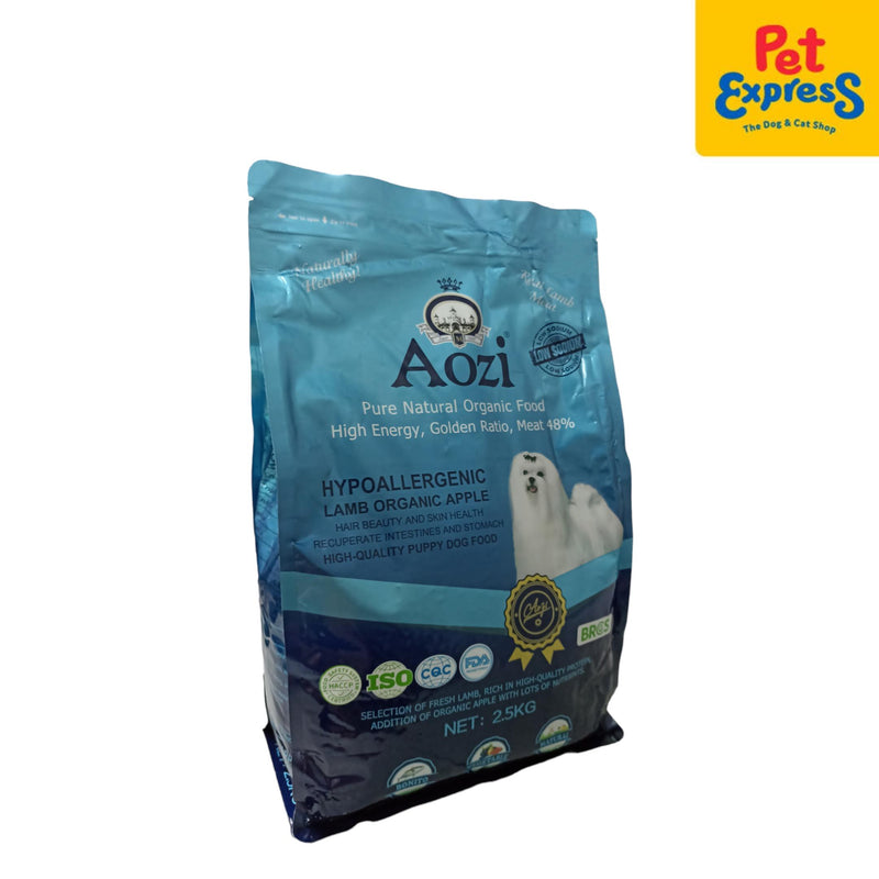 Aozi Puppy Lamb Organic Apple Dry Dog Food 2.5kg