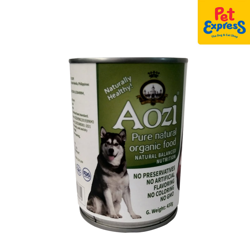 Aozi Salmon and Liver Wet Dog Food 430g (2 cans)