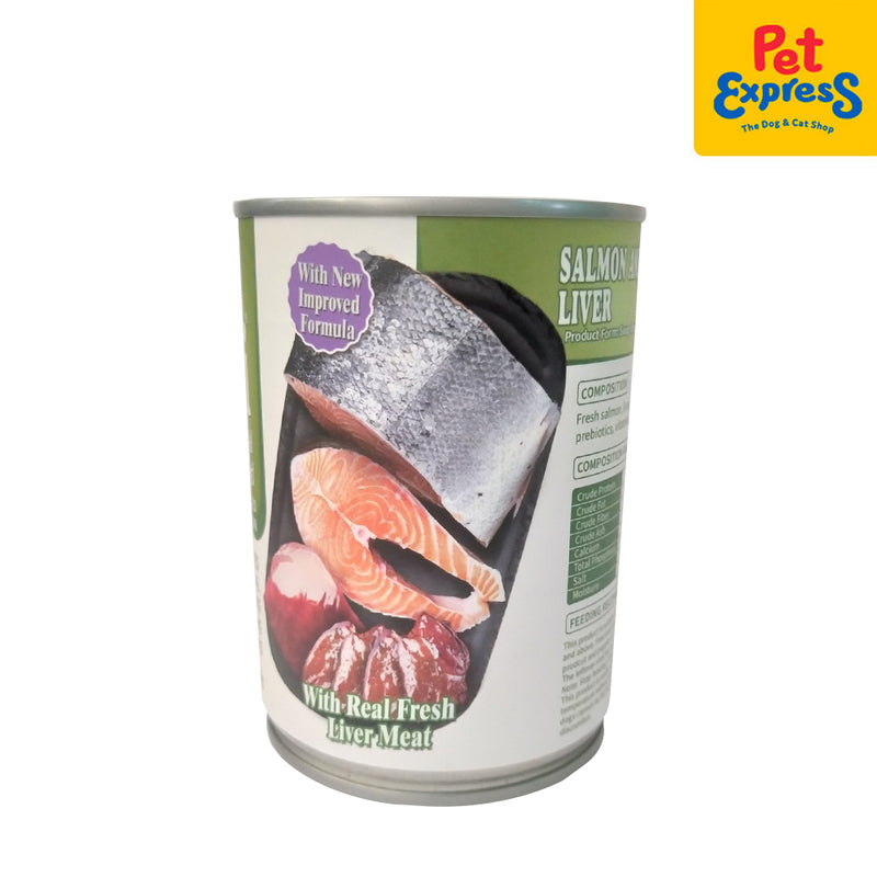 Aozi Salmon and Liver Wet Dog Food 430g (2 cans)