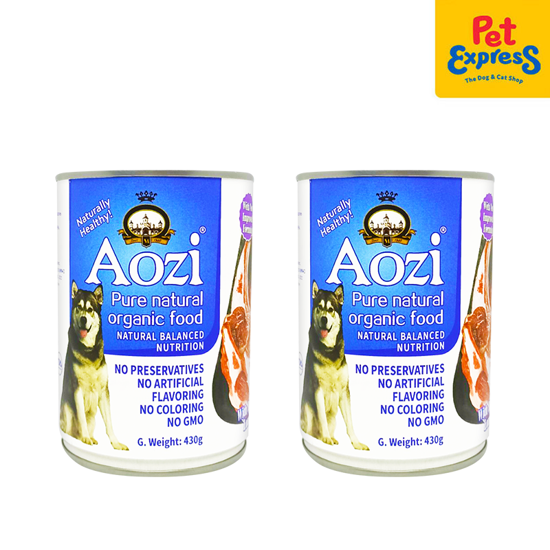 Aozi Lamb Wet Dog Food 430g (2 cans)