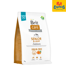 Brit Care Grain-Free Senior and Light Salmon Dry Dog Food 3kg