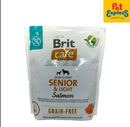 Brit Care Grain-Free Senior and Light Salmon Dry Dog Food 1kg