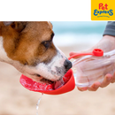 EzyDog Red Leaf Pet Water Bottle