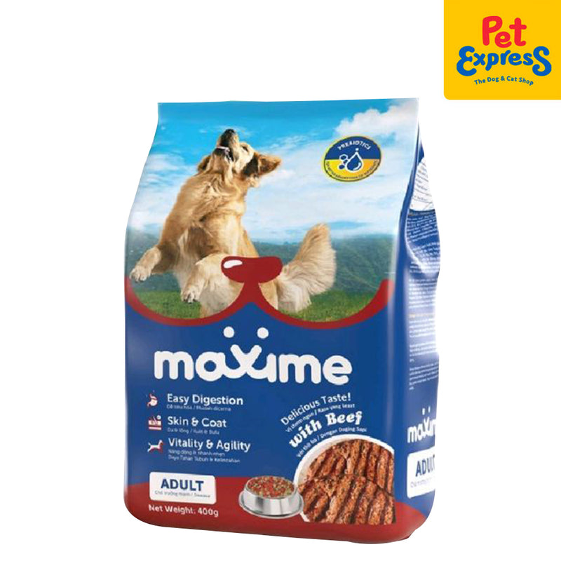 Maxime Adult Beef Dry Dog Food 400g