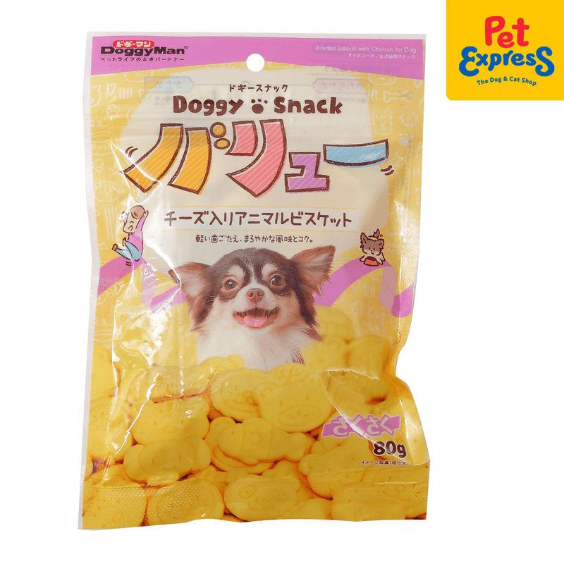 Doggyman Animal Biscuit with Cheese Dog Treats 80g 81989_front