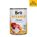 Brit Pate and Meat Chicken Wet Dog Food 400g (Single)