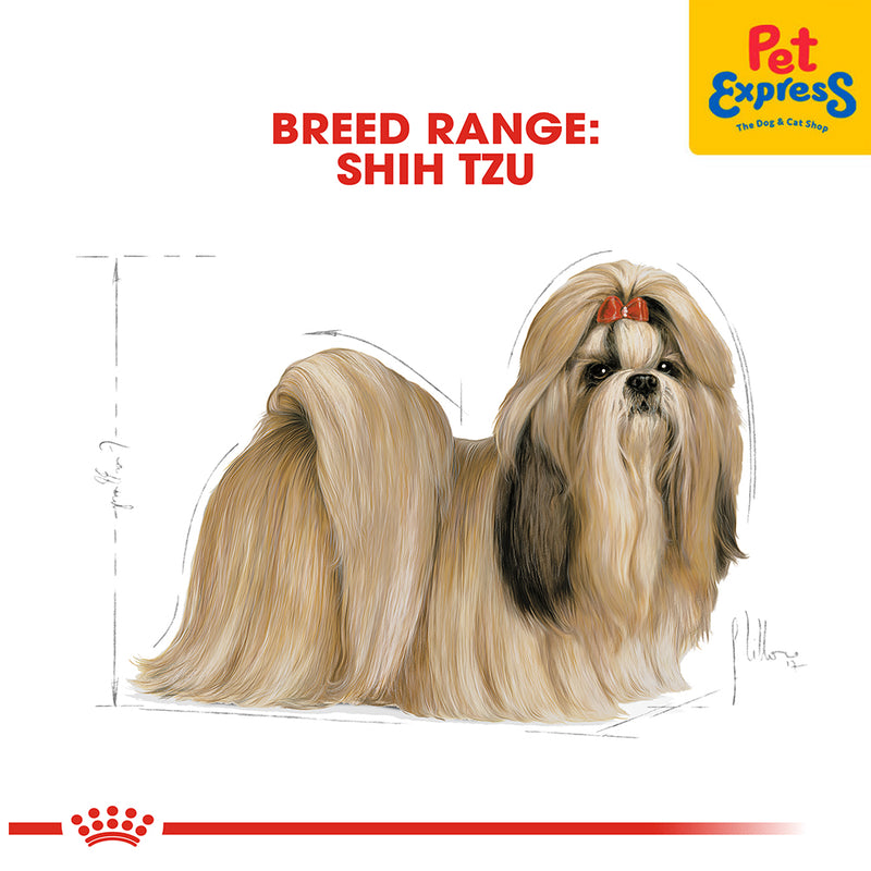 Royal Canin Breed Health Nutrition Adult Shih Tzu Dry Dog Food 500g