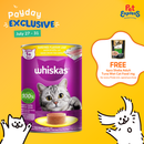 Whiskas Adult Sardine Wet Cat Food 400g (3 cans)