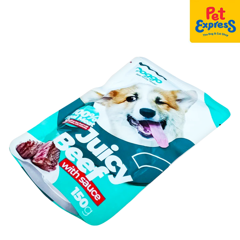 Doggo Juicy Beef Wet Dog Food 150g (12 pouches)