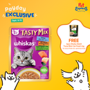 Whiskas Adult Tasty Mix Chicken with Salmon and Wakame Seaweed in Gravy WCF 70g (14 pouches)