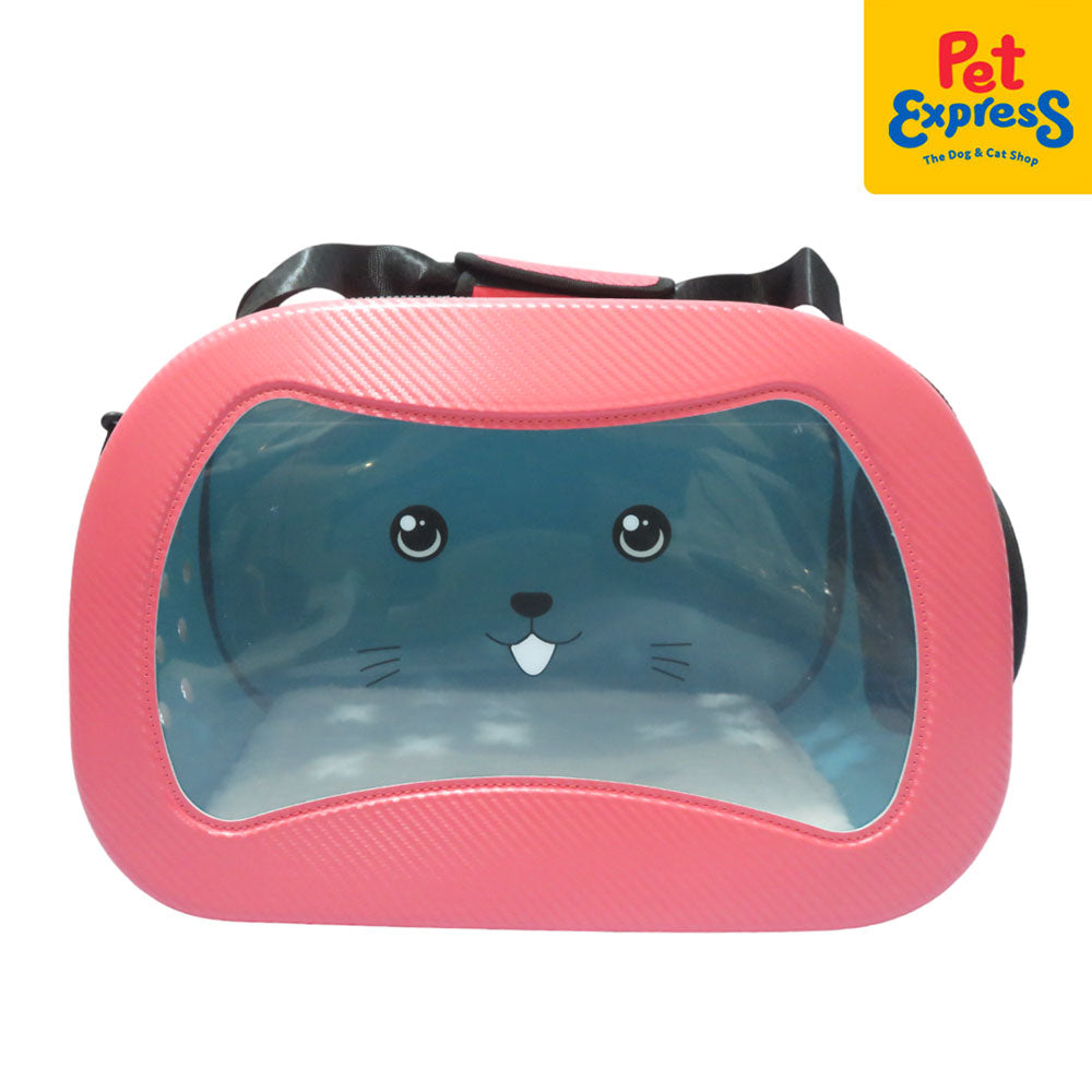 Approved Hand Carrier Rectangular Happy Pink – Pet Express