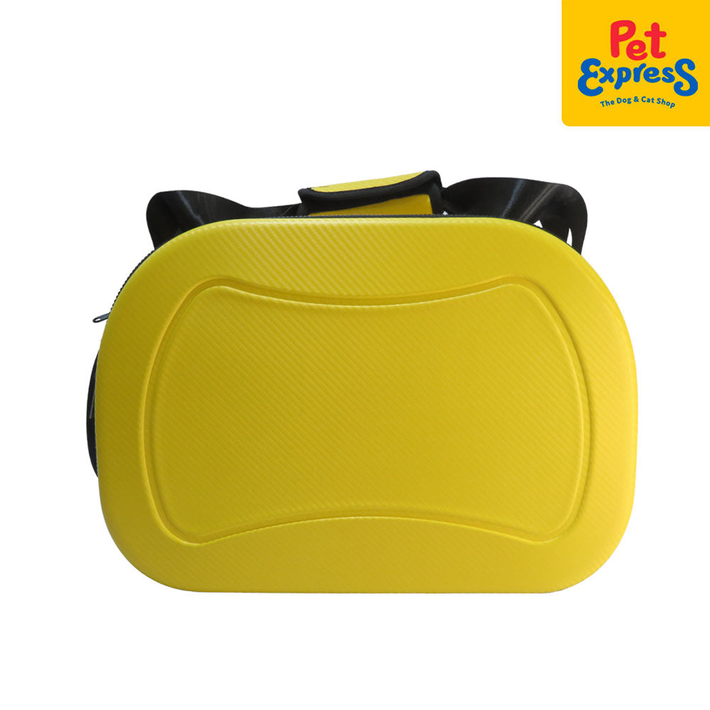 Approved Hand Carrier Rectangular Happy Yellow – Pet Express