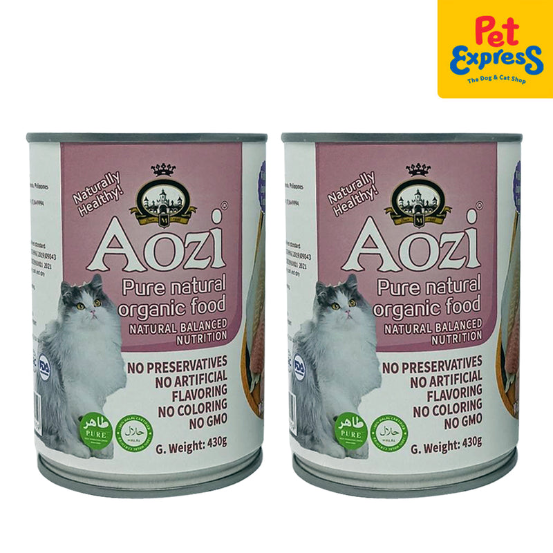 Aozi Oceanfish Wet Cat Food 430g (2 cans)