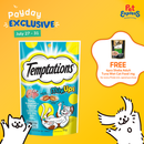 Temptations Mix Ups Tuna, Salmon and Shrimp Cat Treats 75g