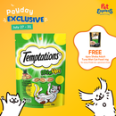 Temptations Mix Ups Catnip, Chicken and Cheddar Cat Treats 75g