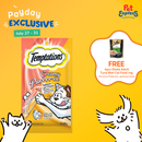Temptations Creamy Puree Salmon and Cheese Cat Treats 48g