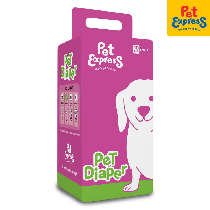 Pet Express Premium Pet Diapers Teal Small 14s C-02