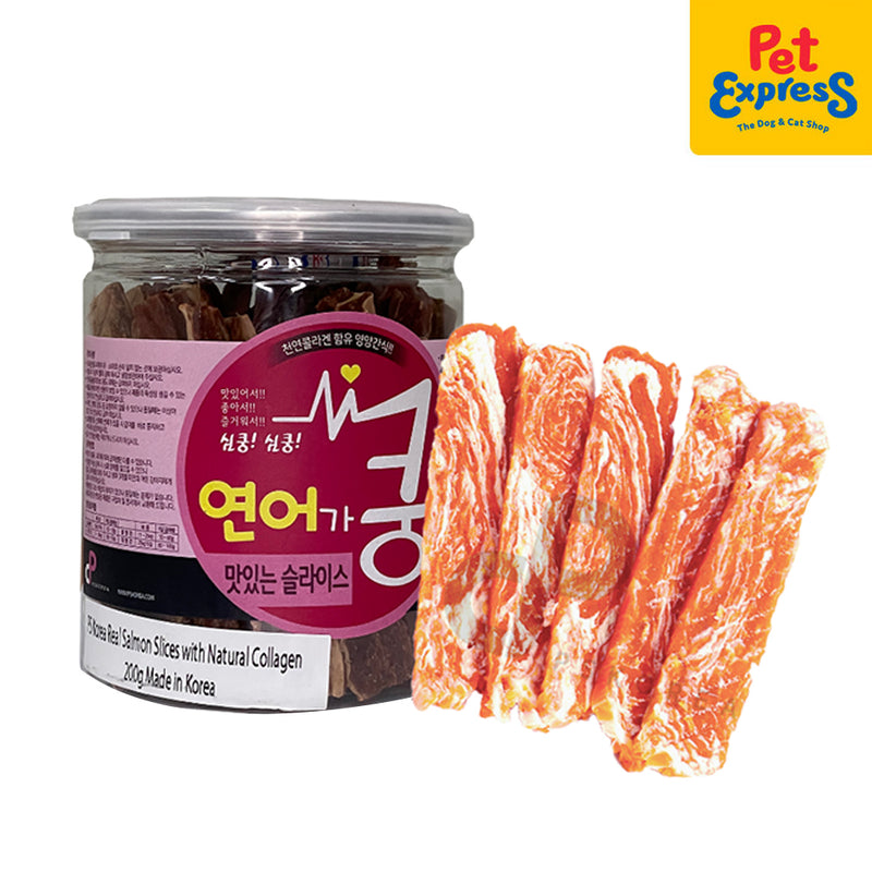 PS Korea Real Salmon Slices Dog Treats 200g