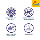 Pet Express Premium Pet Diapers Brown Extra Small 14s L-02