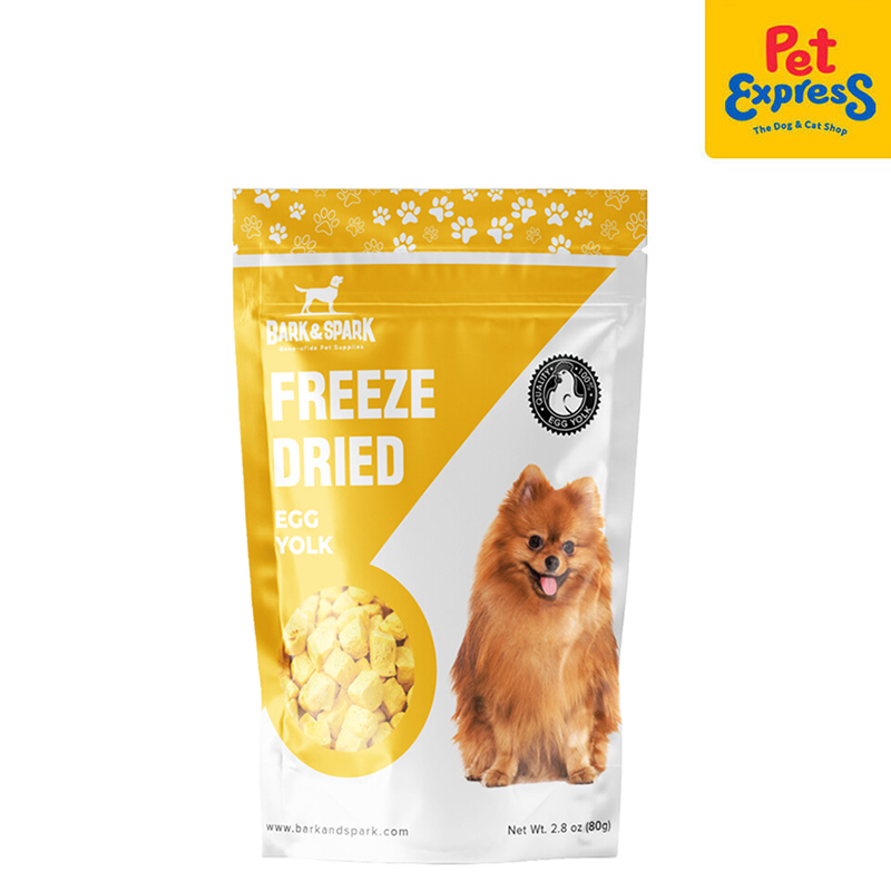 Bark and Spark Freeze Dried Egg Yolk Dog Treats 40g