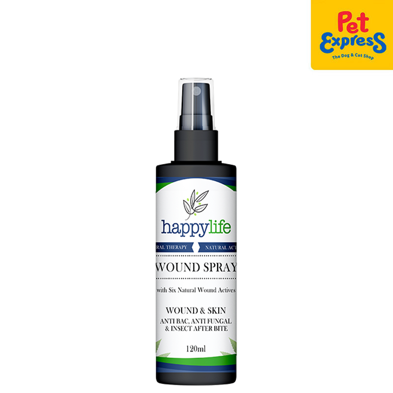 Happy Life Wound and Skin Pet Spray 120ml