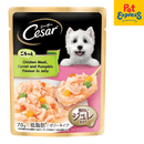 Cesar Chicken with Carrot and Pumpkin in Jelly Wet Dog Food 70g (16 pouches)