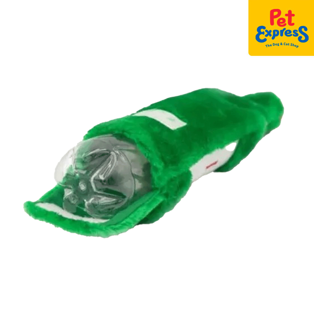 Zippy Paws Happy Hour Crusherz Lager Plush Dog Toy Pet Express