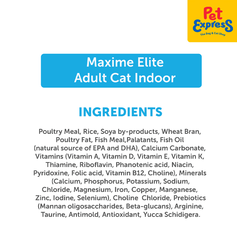 Maxime Elite Adult Indoor Dry Cat Food 1kg