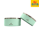 Bark and Spark Stainless Steel Dog Bowl Sage 32oz