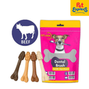 Pet Logic Dental Brush Beef Dog Treats 15g