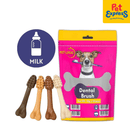 Pet Logic Dental Brush Milk Dog Treats 15g