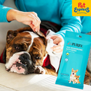Purry Baby Powder Scent Dog Deodorizing Bath Wipes 50s