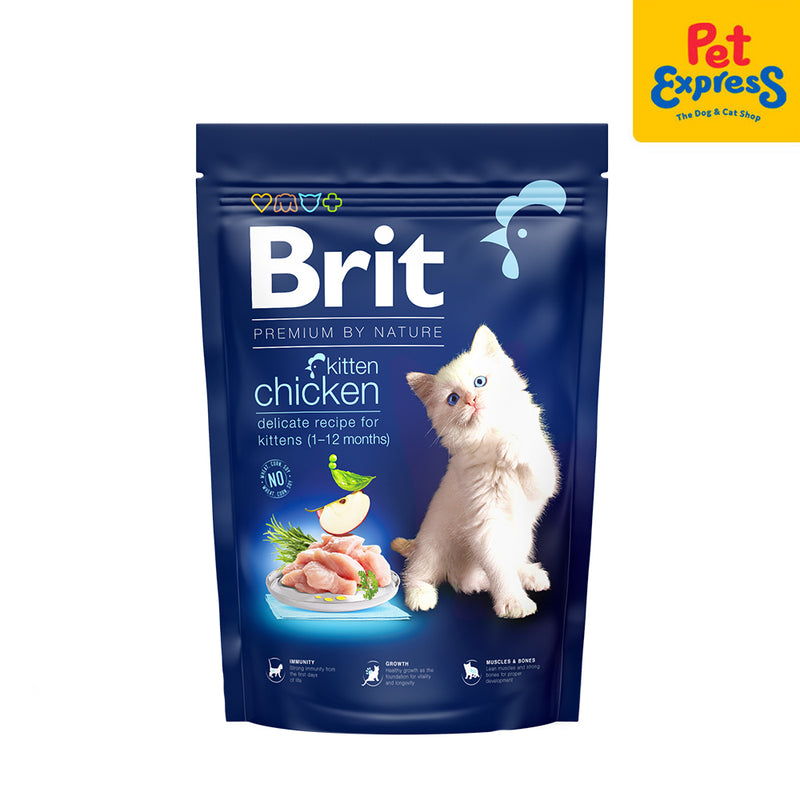 Brit Premium by Nature Kitten Chicken Dry Cat Food 1.5kg