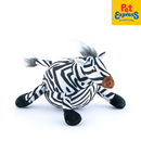 Pet Play Zara the Zebra Plush Dog Toy