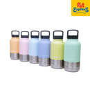 Porta Water Bottle with Detachable Pet Bowls Pet Feeder Ice Blue 32oz