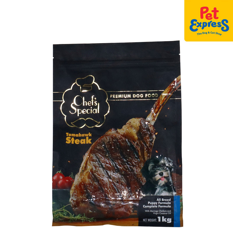 Chef's Special Puppy Tomahawk Steak Dry Dog Food 1kg