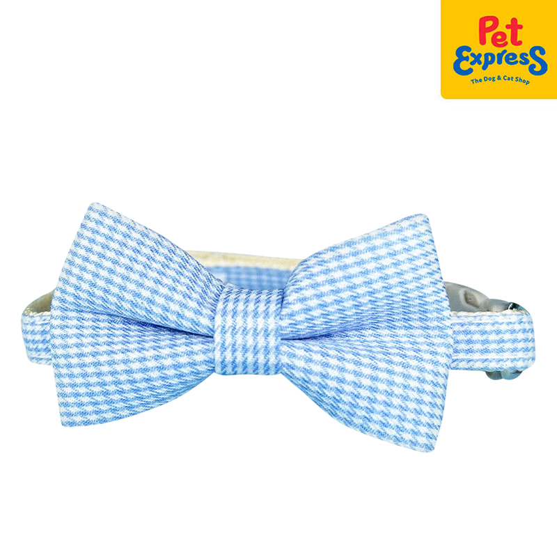 Approved Checkered Ribbon Pet Collar 1.5