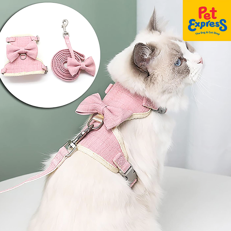 Approved Ribbon 2-in-1 Cat Harness and Leash 1.5