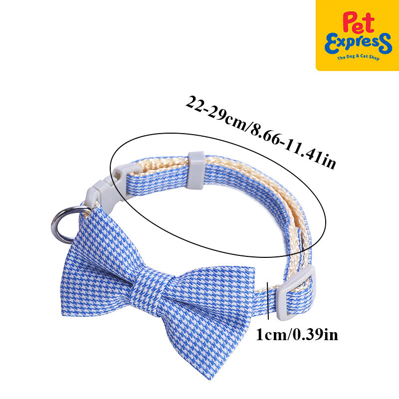 Approved Checkered Ribbon Pet Collar 1.0