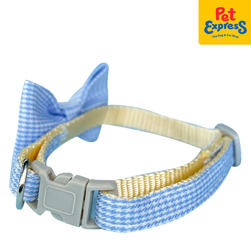 Approved Checkered Ribbon Pet Collar 1.5