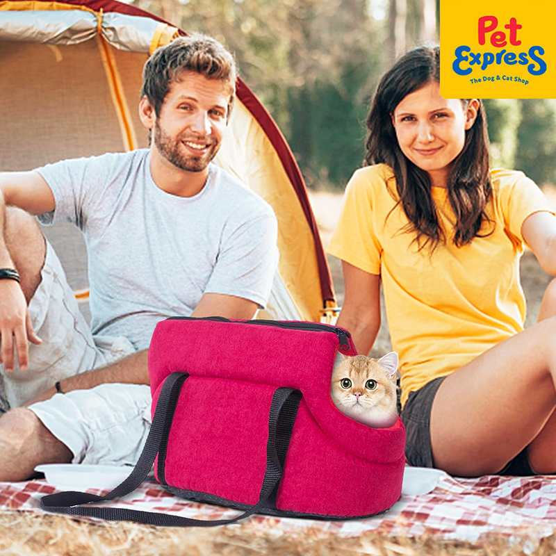 Approved Soft Pet Carrier Small Red