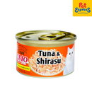 Ciao Jelly Tuna and Shirasu Wet Cat Food 75g (A-02) (6 cans)