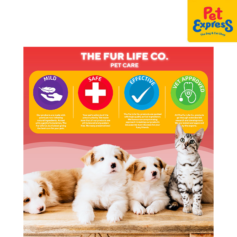 The Fur Life Anti Bacterial Shield 3-in-1 Pet Shampoo, Conditioner and Treatment 1L