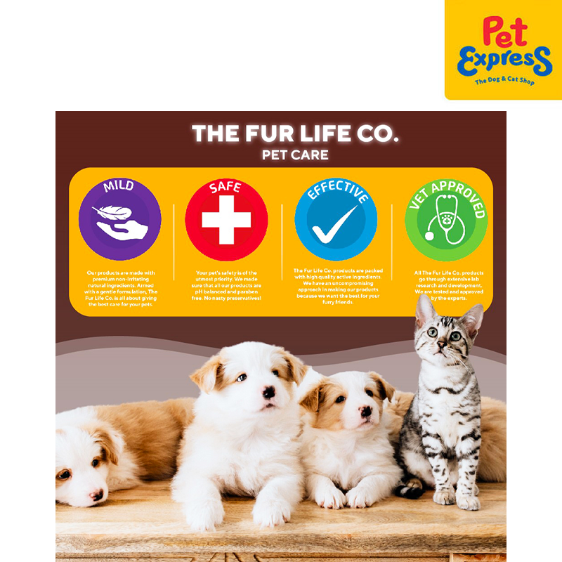 The Fur Life Dark Luster 2-in-1 Pet Shampoo and Conditioner 1L