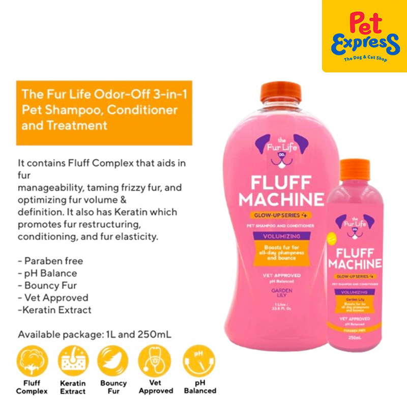 The Fur Life Fluff Machine Pet Shampoo and Conditioner 1L