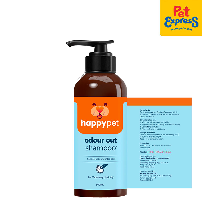 Happy Pet Odour Out Pet Shampoo 500ml