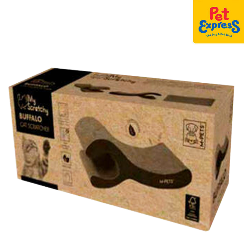 M-Pets My Scratchy Buffalo Cardboard Cat Scratcher
