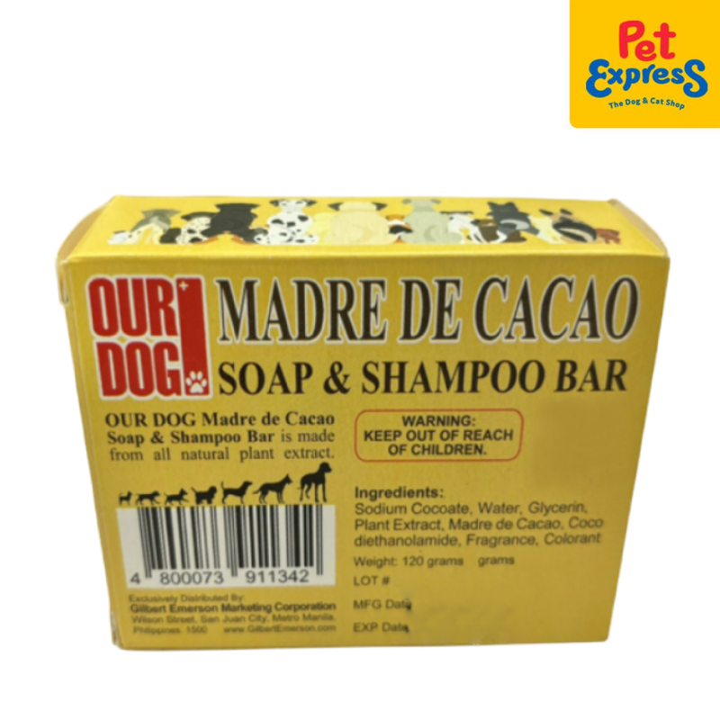 Our Dog Madre de Cacao Dog Soap 120g
