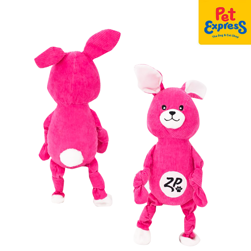 Zippy Paws Corduroy Bunny Dog Toy